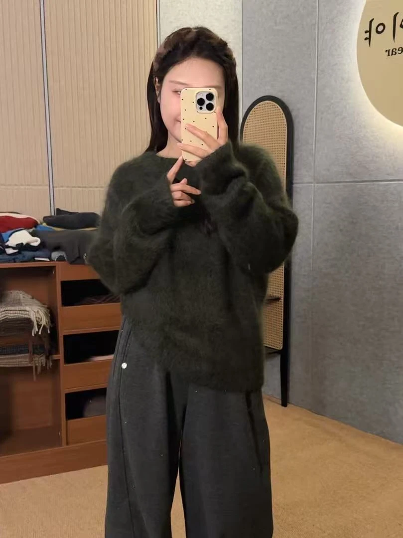 【鑫绒毛衣】宽松网红毛衣时尚毛针织衫松弛风常规Y777-A417