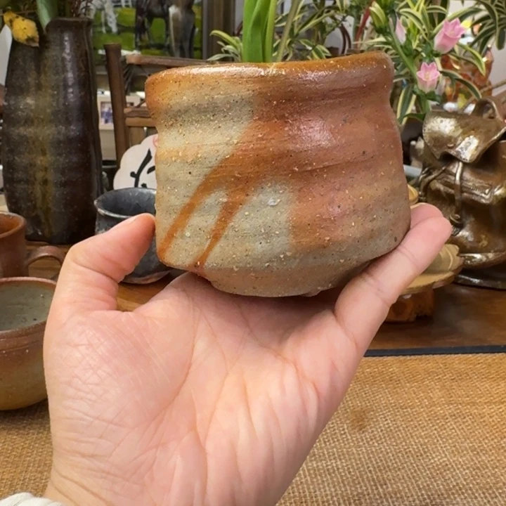 锦*多久守穴窑绯襷汤吞福利一口价