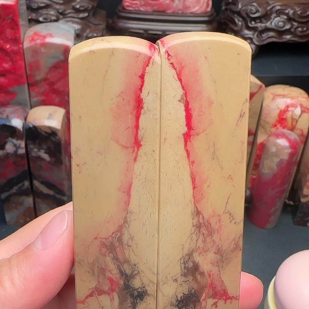 昌化石昌化鸡血石印章