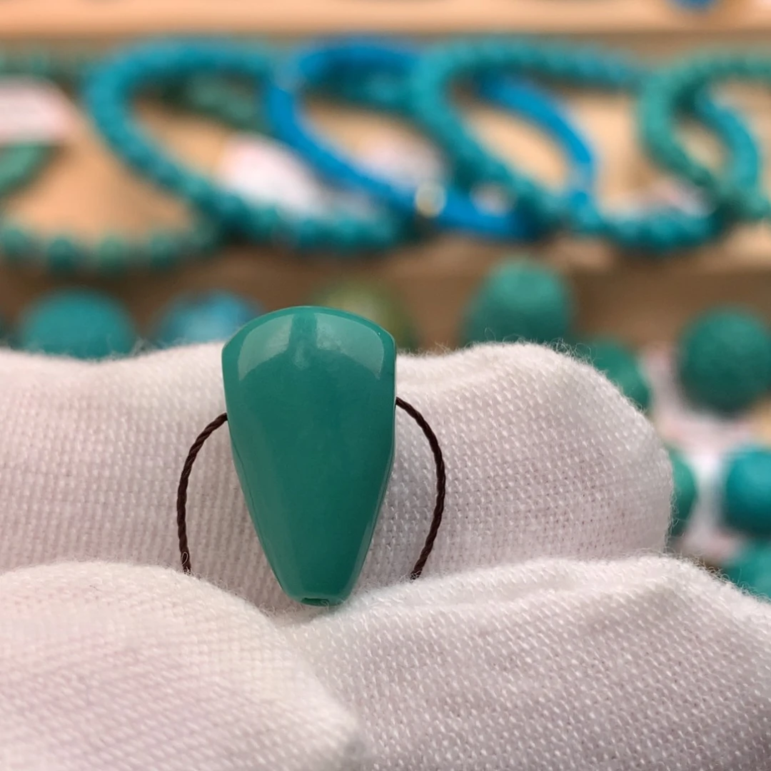 未镶嵌绿松石珠宝半成品