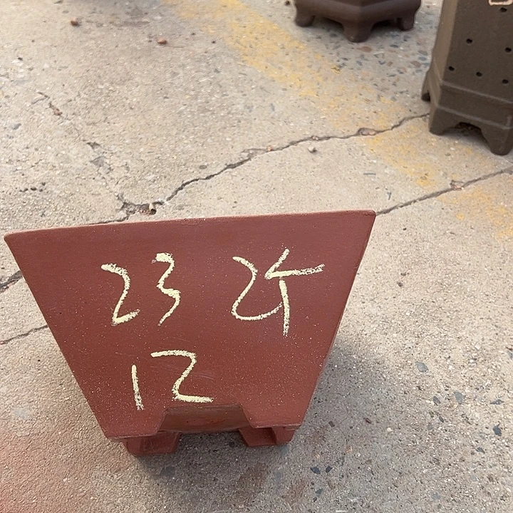 紫砂花盆，透气花盆