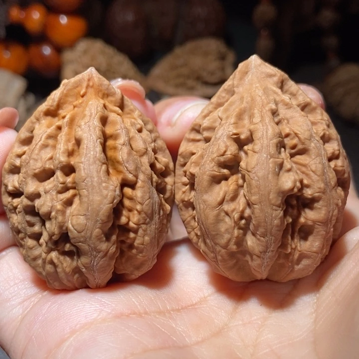 把件文玩核桃东北楸子小雪88