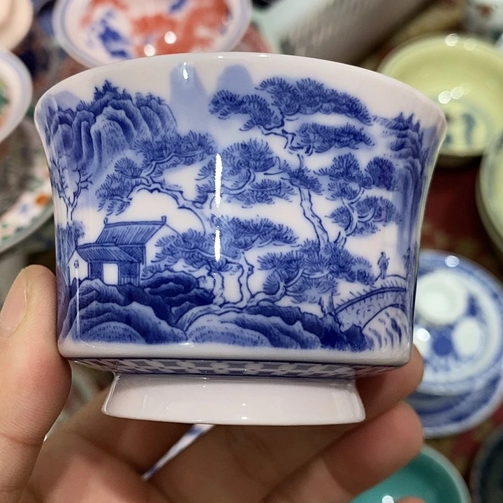 摆件陶景德镇陶瓷主人杯2345