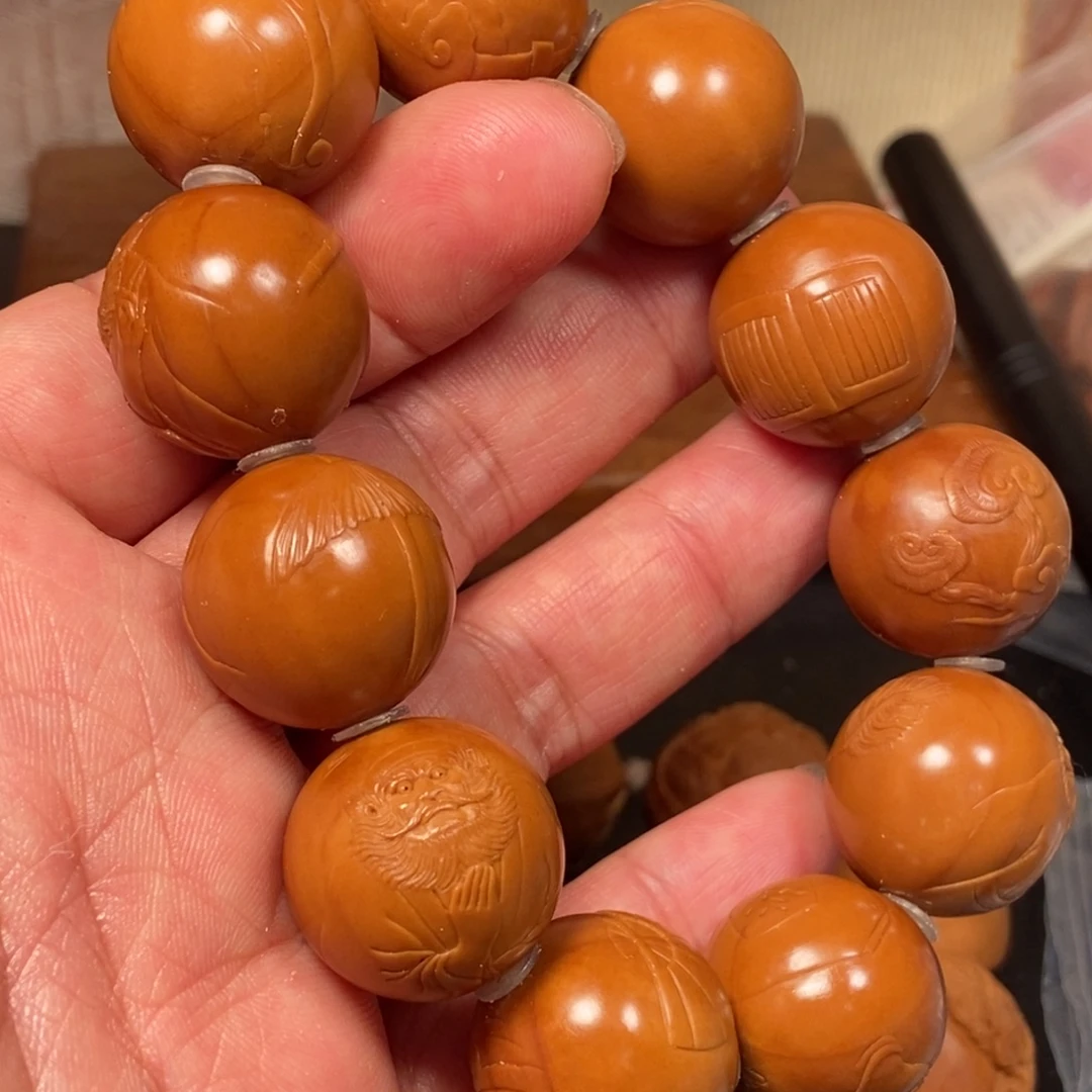 岁***刀手串/手链橄榄核2.1正圆钟馗