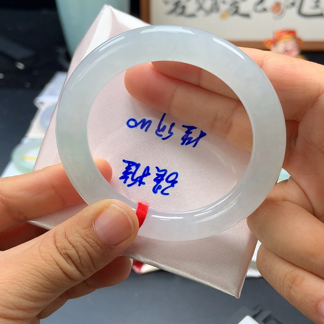 翡翠未镶嵌手镯28号
