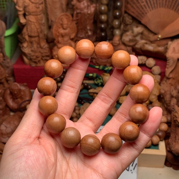 檀香木手串/手链老山檀1.5单圈微瑕