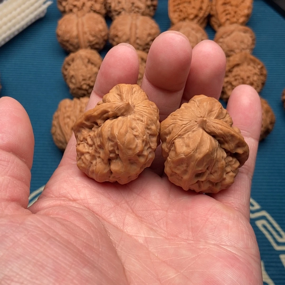 十***。把件文玩核桃一帆风顺蛤蟆头