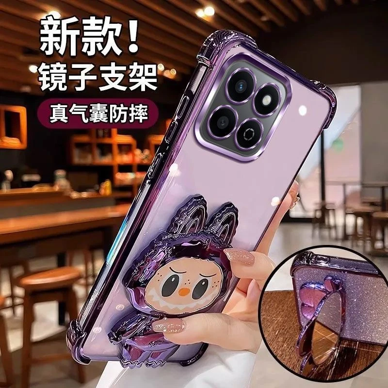 适用荣耀畅玩60拉布布手机壳畅玩60Plus补妆镜畅玩60/50/40拉布布