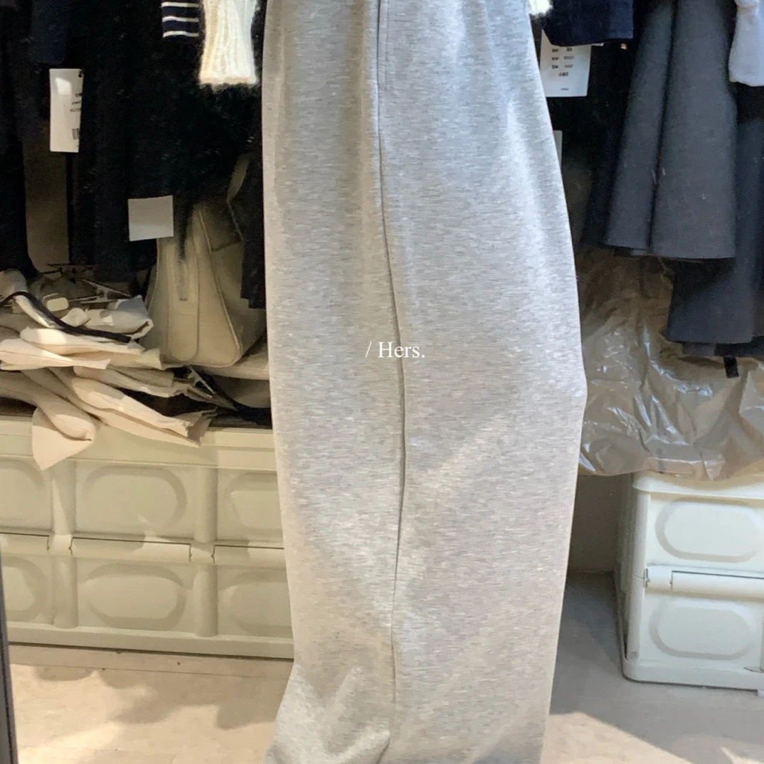 慵懒风设计感小众高腰抽绳阔腿休闲裤女