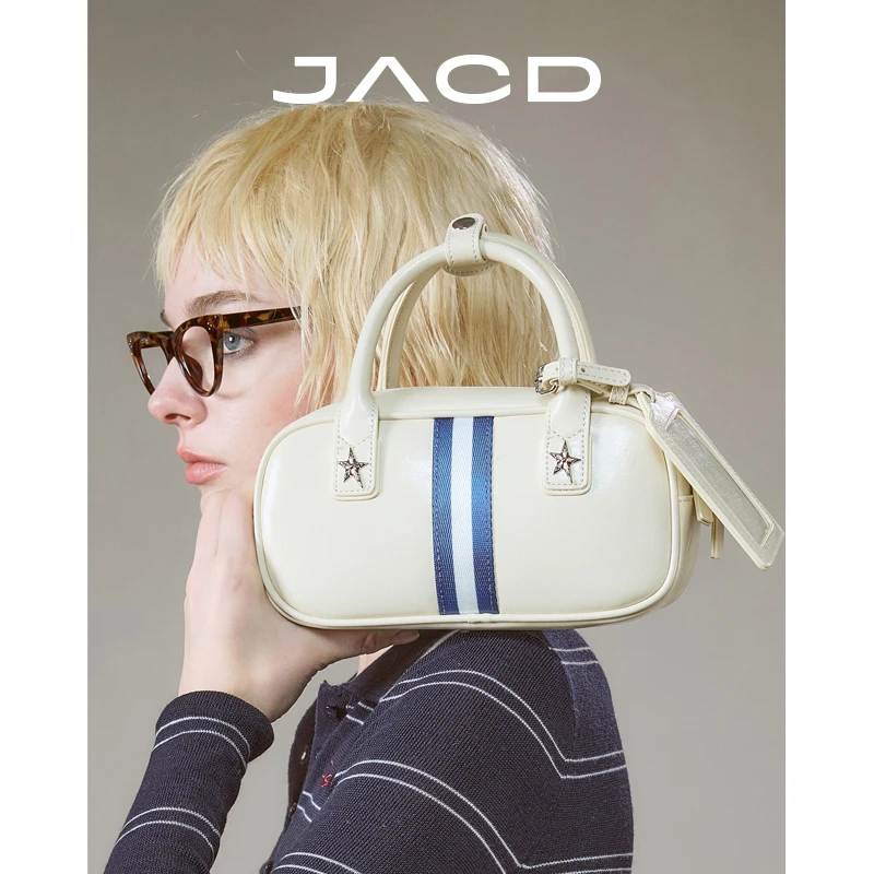 JACD【校园日记】复古航海学院风斜挎包女25新款手提小众设计腋下包