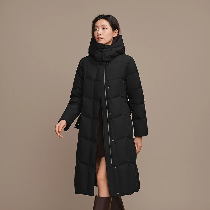 【长御雅暖】波司登25新款经典商务百搭90绒长款羽绒服B250244146