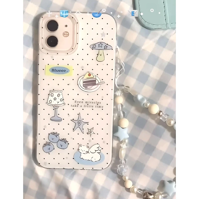 欧克里里天使猫咪星星手链苹果16promax手机壳华为vivo小米15oppo