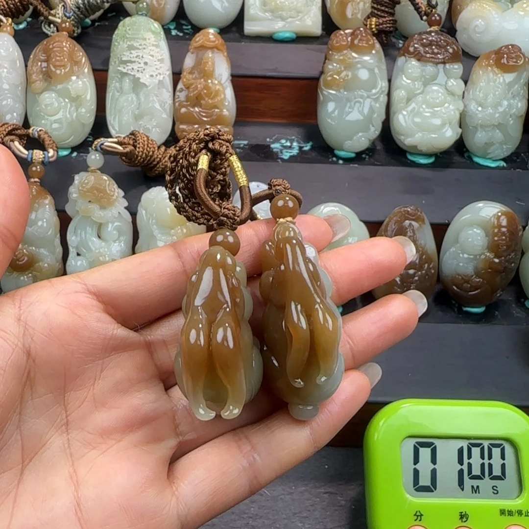 和田玉挂件未镶嵌简*