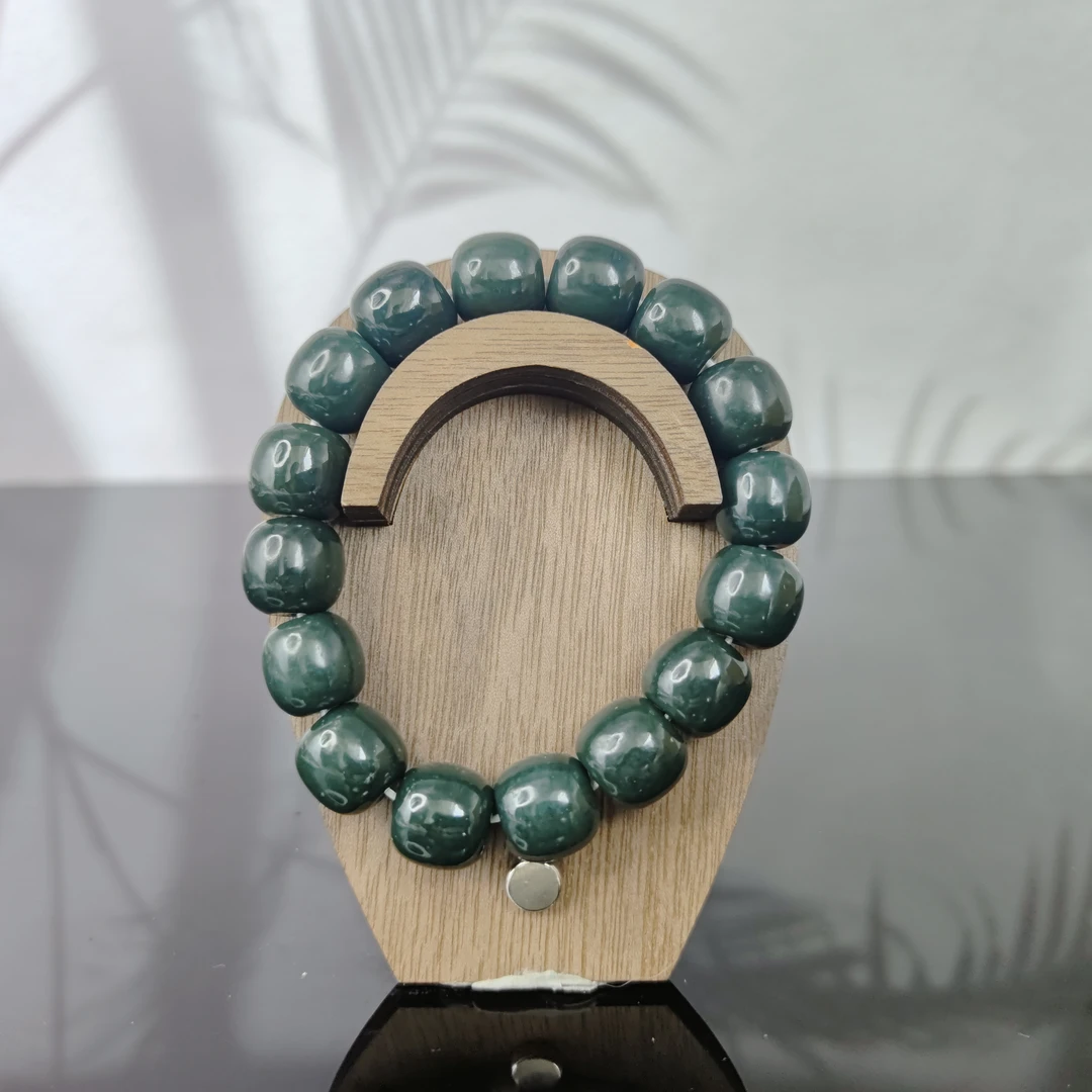 H和田玉桶珠手串（卡14）2921