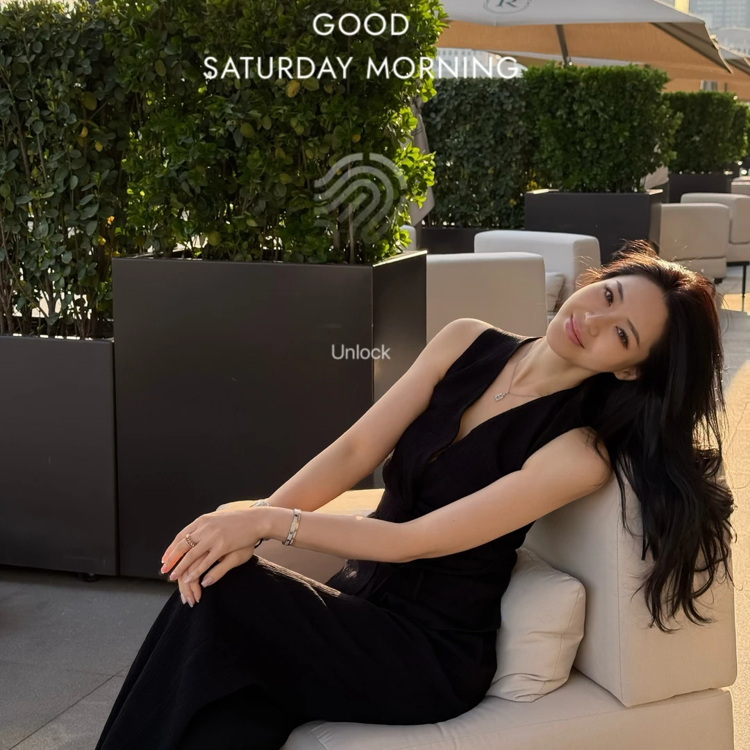 王嬛嬛MsLime25年春款【风雅】休闲黑色背心 HD2A0784