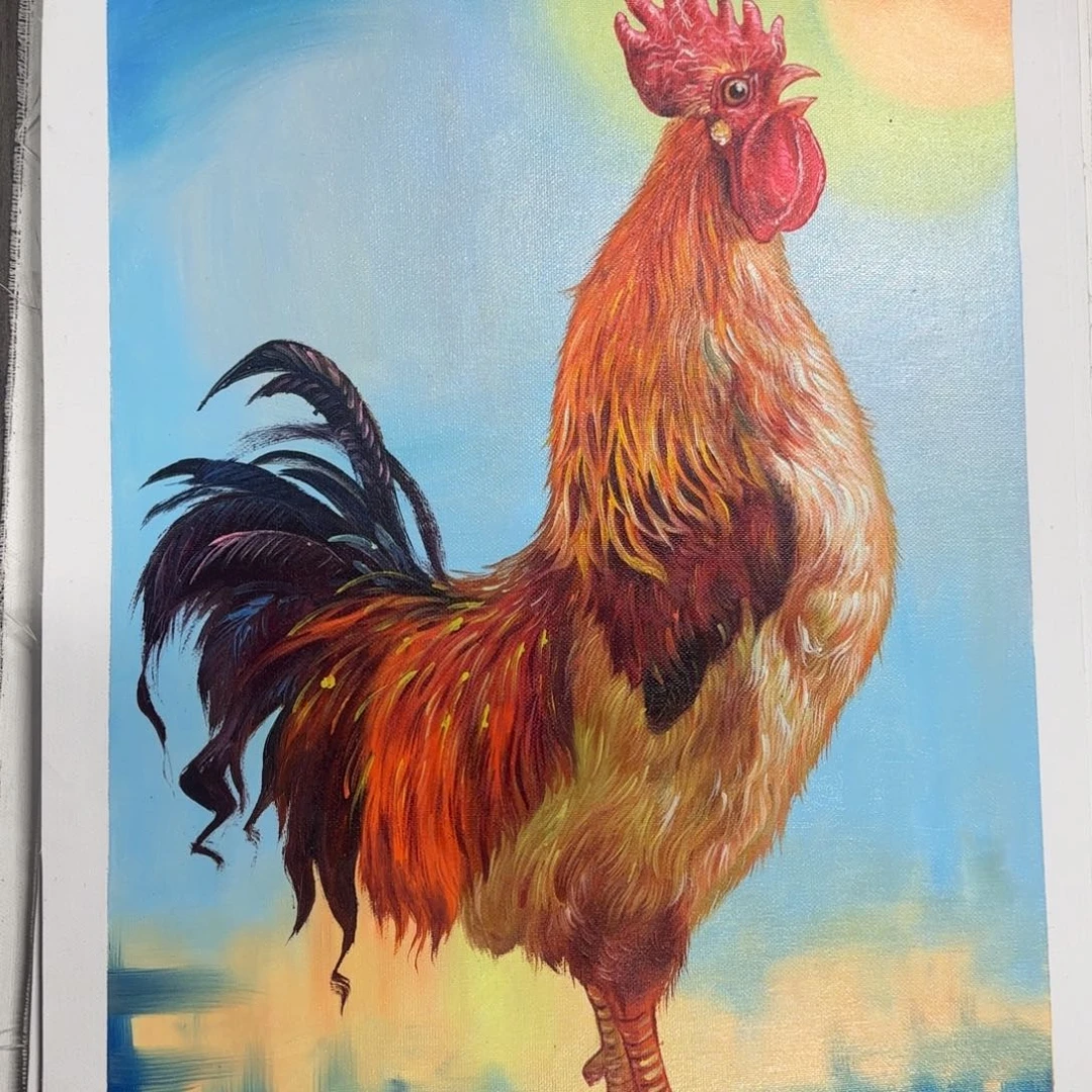 油画加油加油努力加油加油