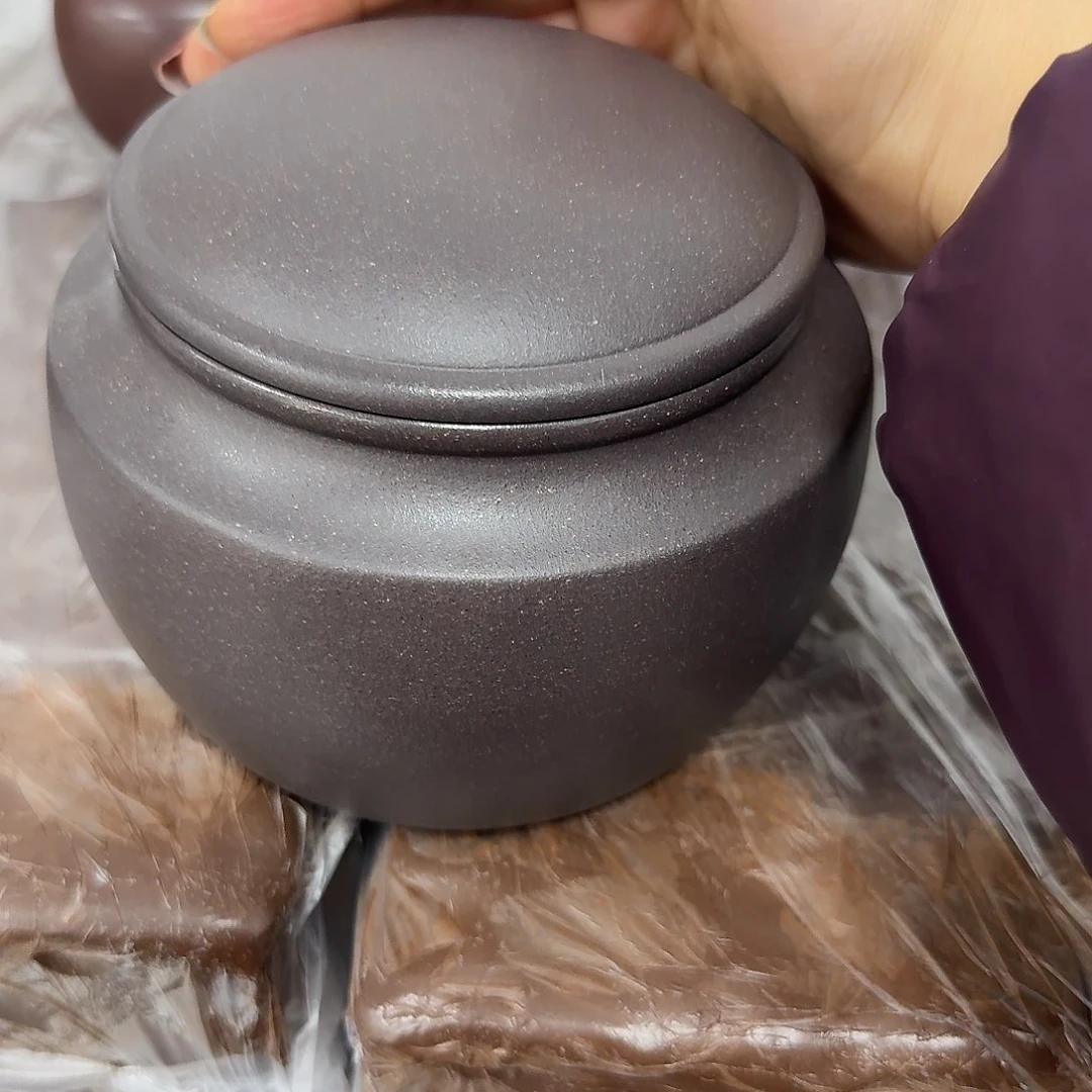 紫砂茶壶黄龙山原矿天青