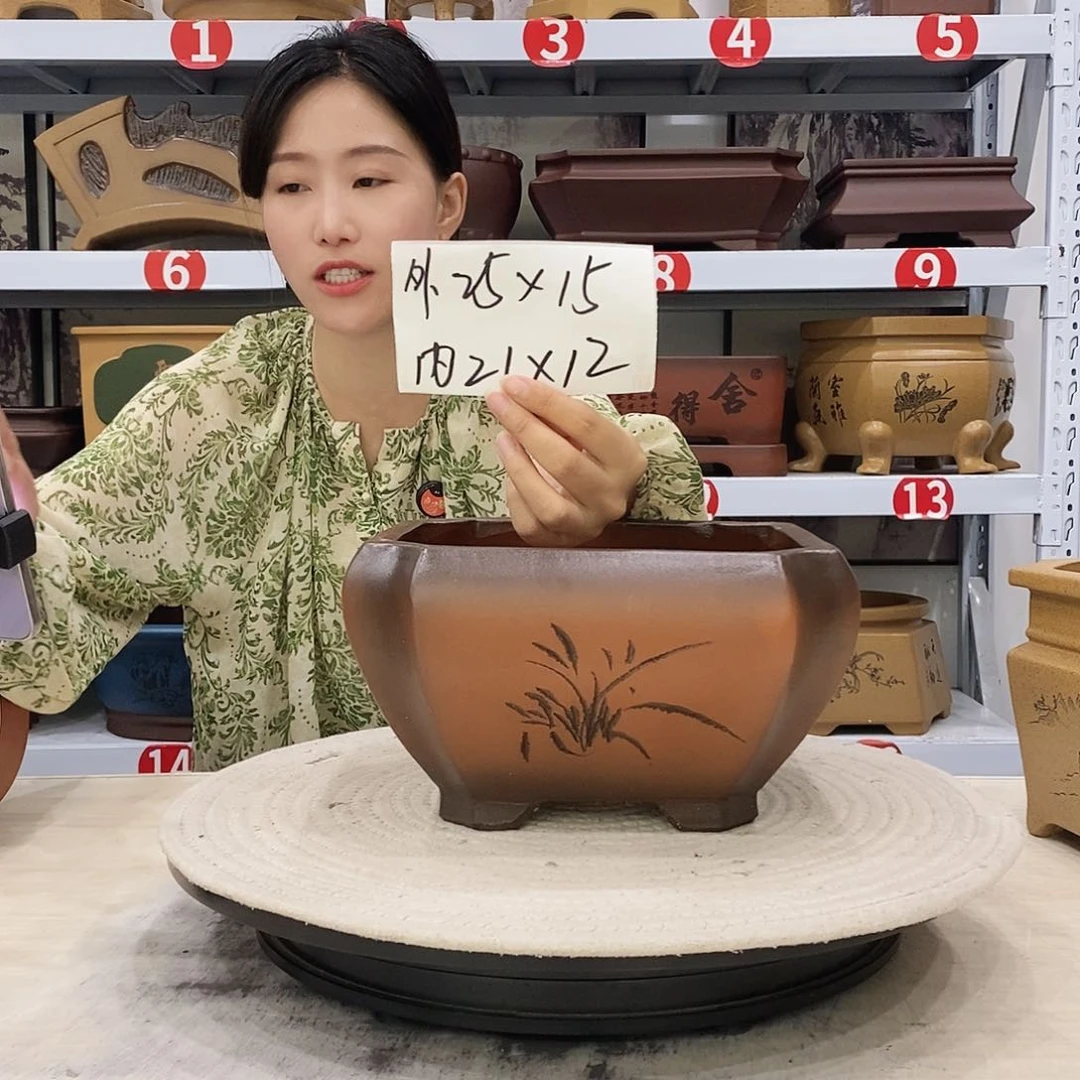 紫砂花盆紫砂花盆