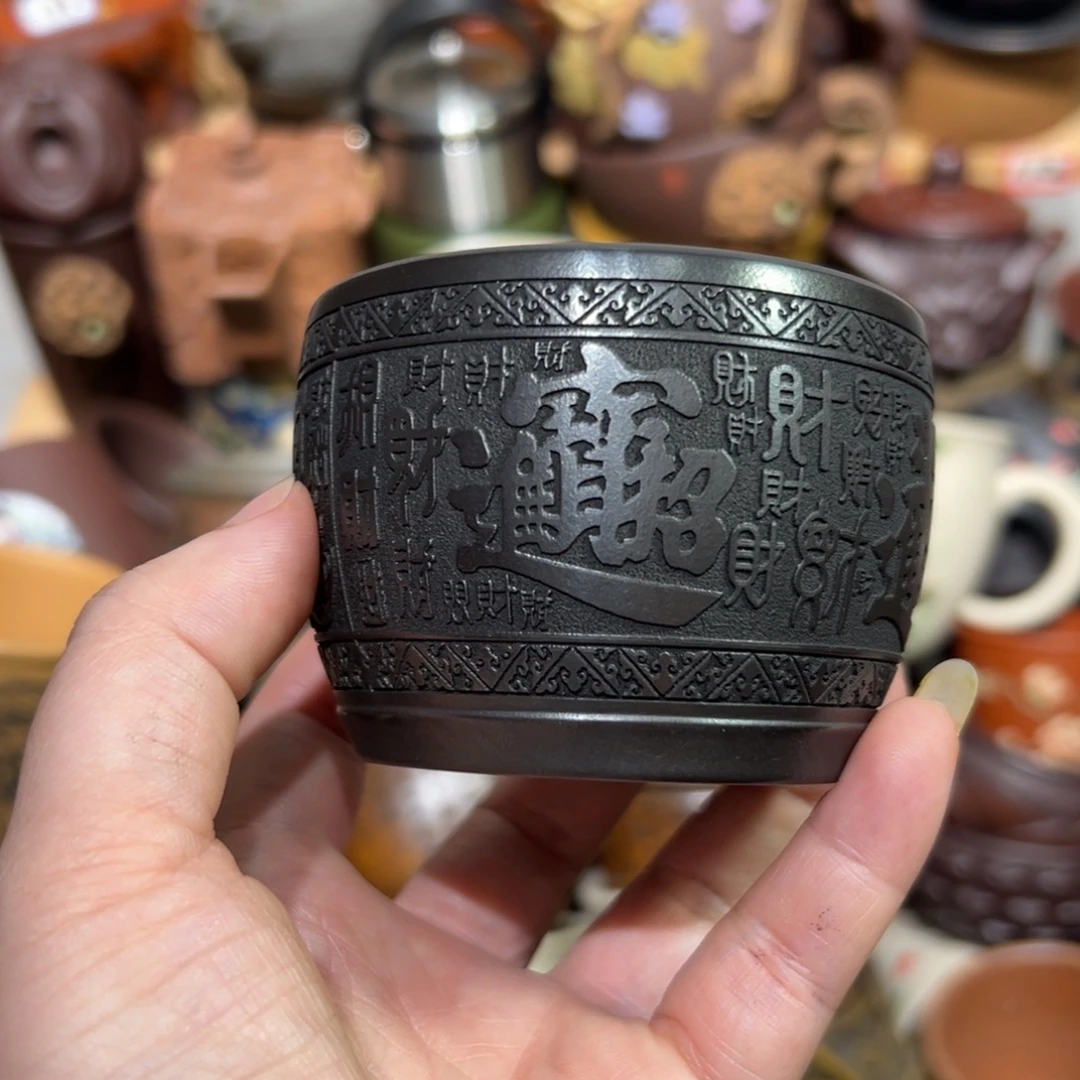 茶杯紫砂宜兴紫砂主人杯