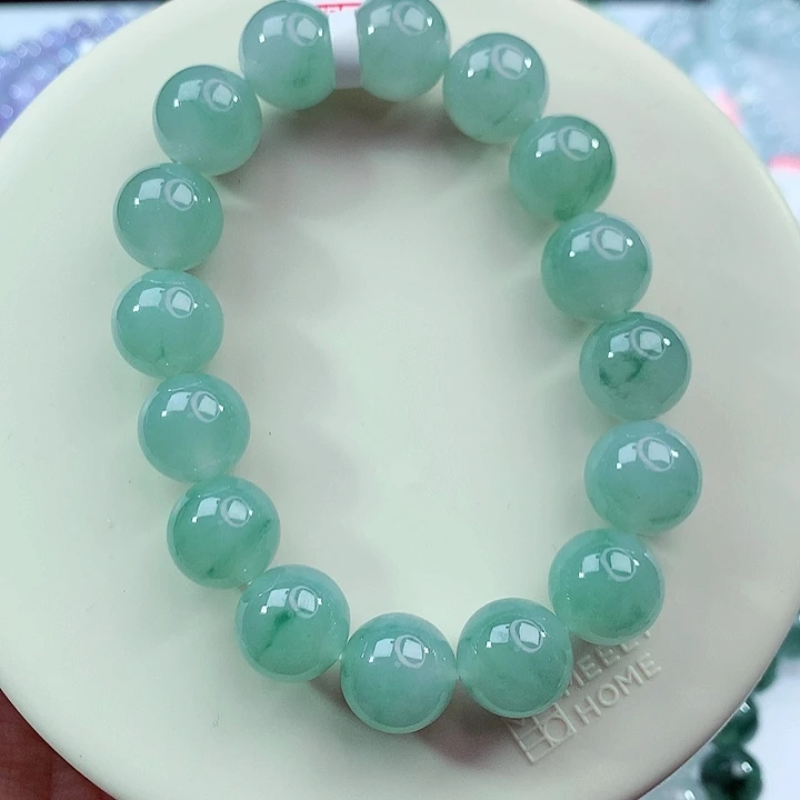 翡翠未镶嵌手链卡12.5