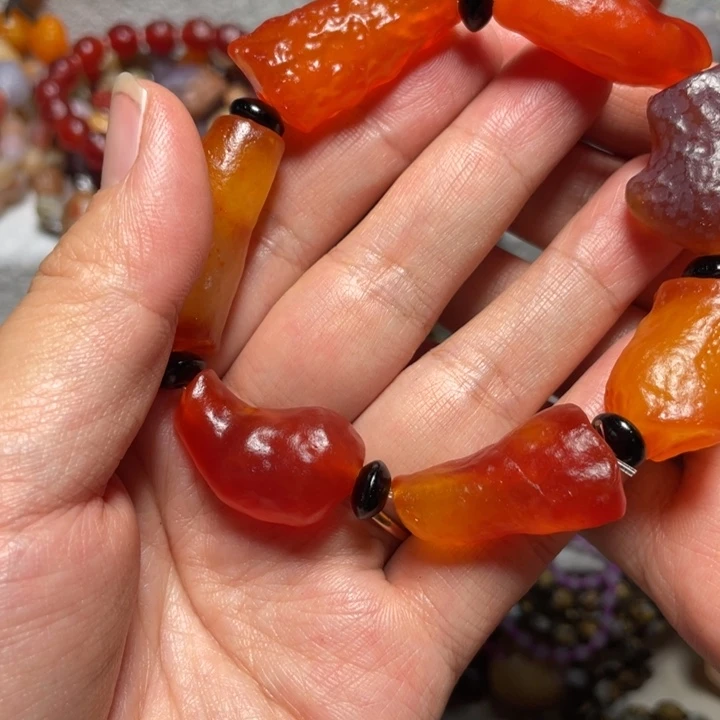 玛瑙/玉髓合金手链