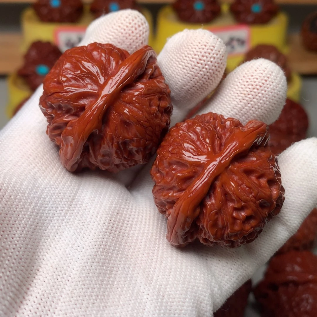 文玩核桃把件柔***佛宫灯