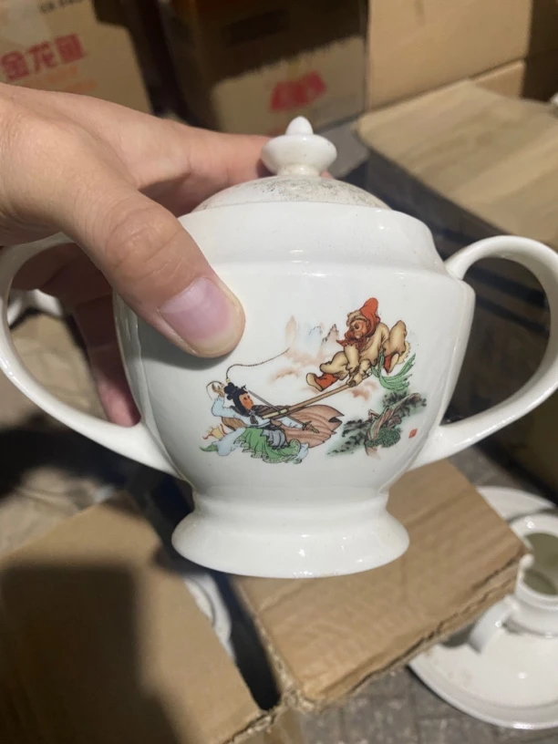 三打茶缸，失圆问题，烧制问题都是正常现象