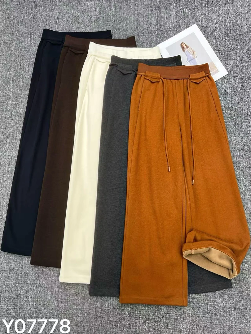 07778 高腰时尚休闲裤长裤休闲冬季