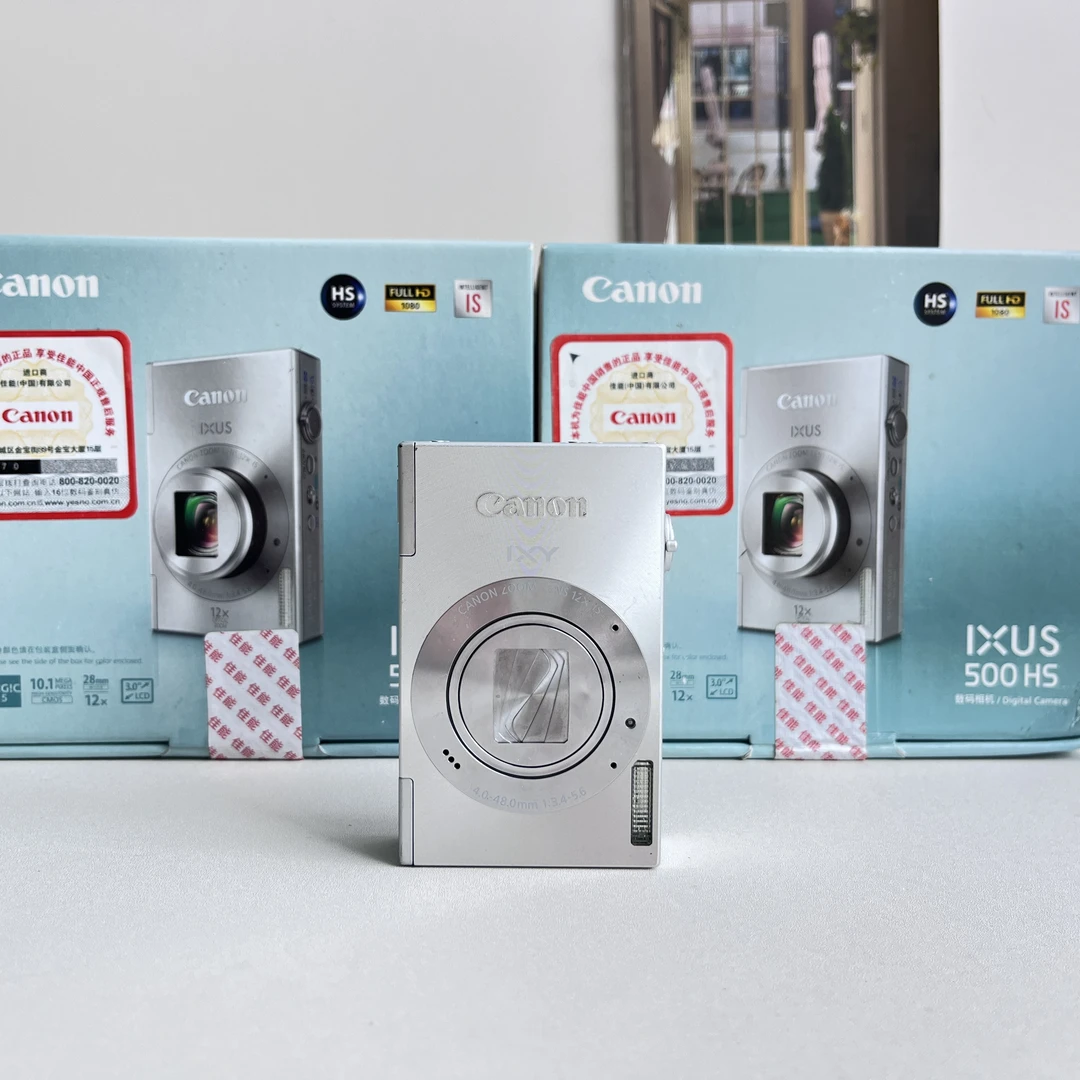 9新 Canon/佳能 ixus500hs 1010万像素12倍变焦 冷白通透质感