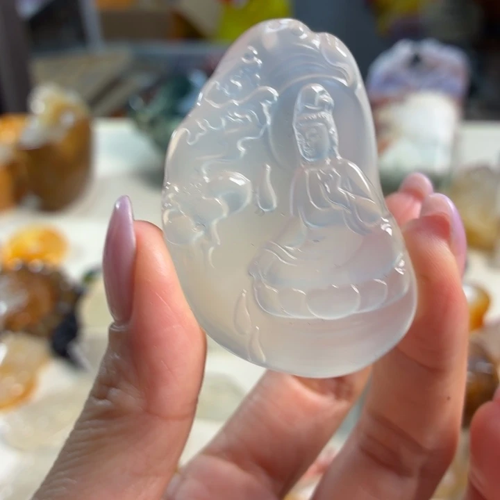 玛瑙/玉髓未镶嵌吊坠(不含链)