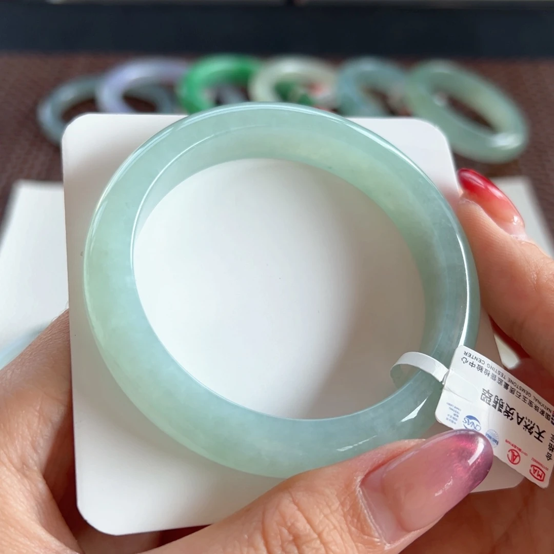 翡翠手镯未镶嵌21号 55.8