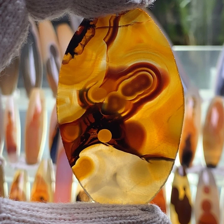 合金玛瑙/玉髓珠宝半成品171