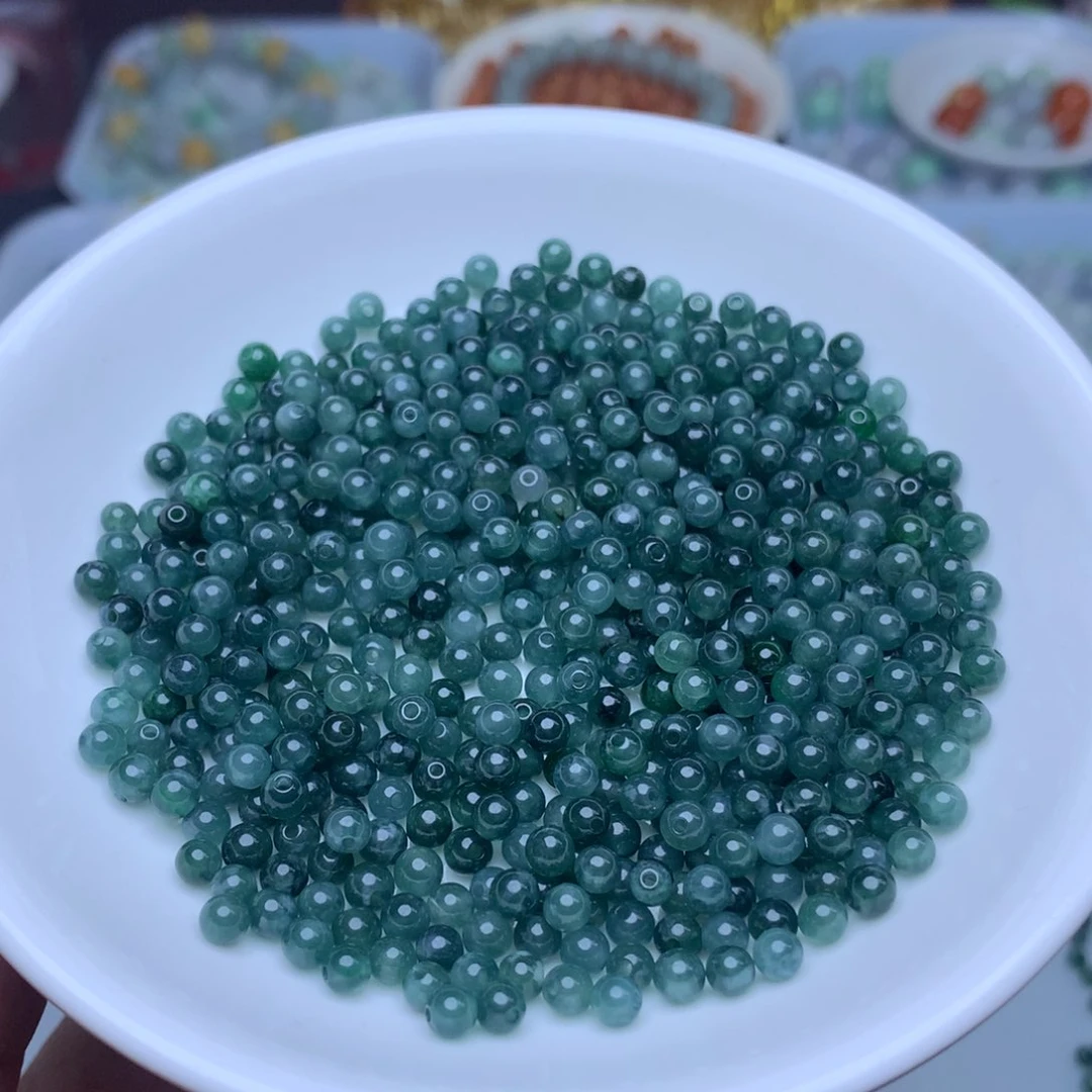 【闪购商品】未镶嵌手链翡翠卡3.7冰蓝水100个