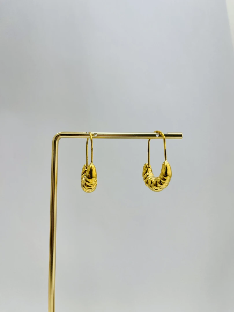 足金999同心锁耳饰77