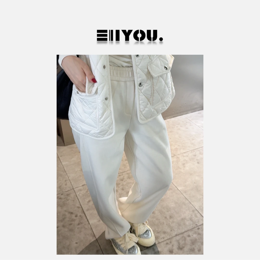 【ENYOU定制】休闲加绒 三色直筒长裤