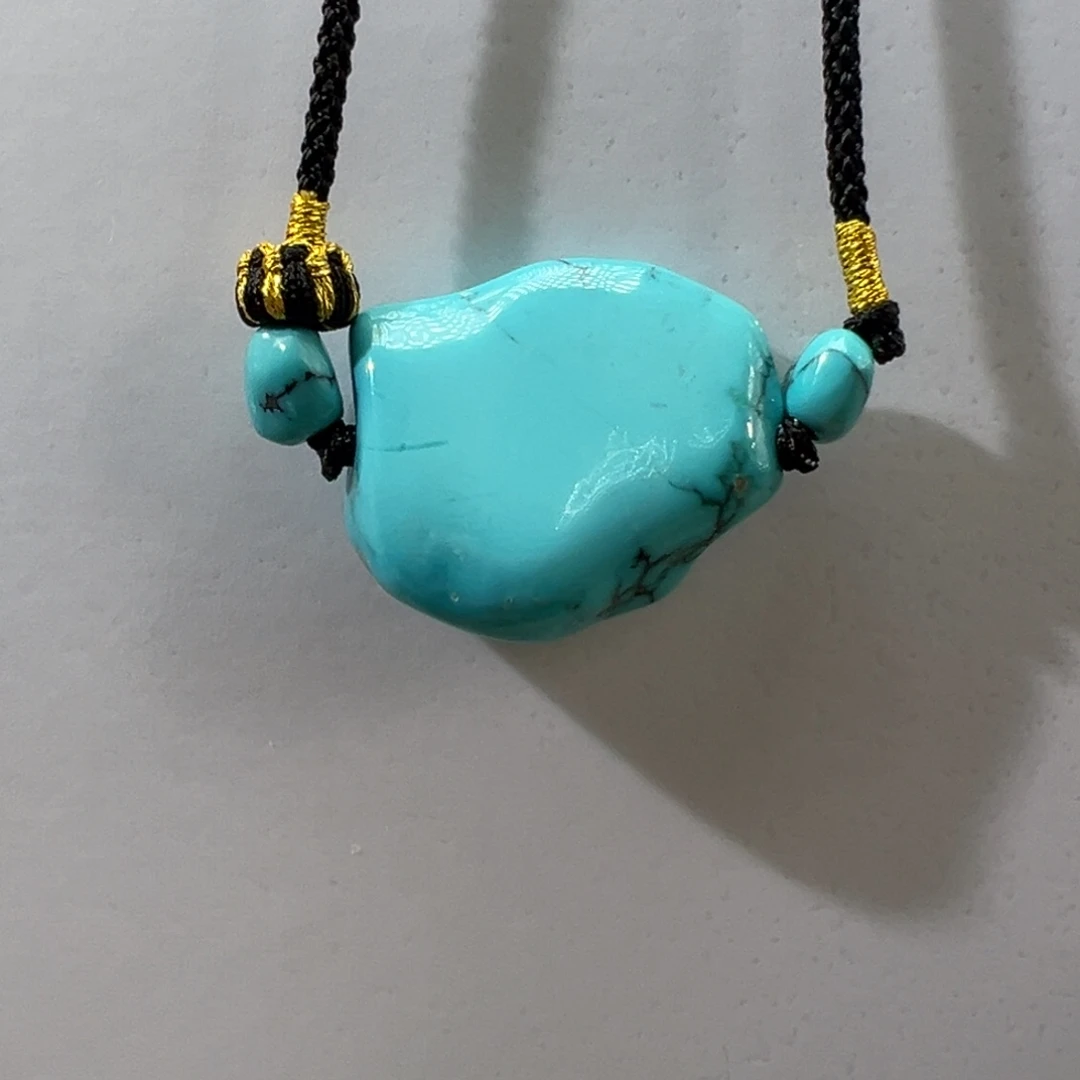 绿松石未镶嵌挂件