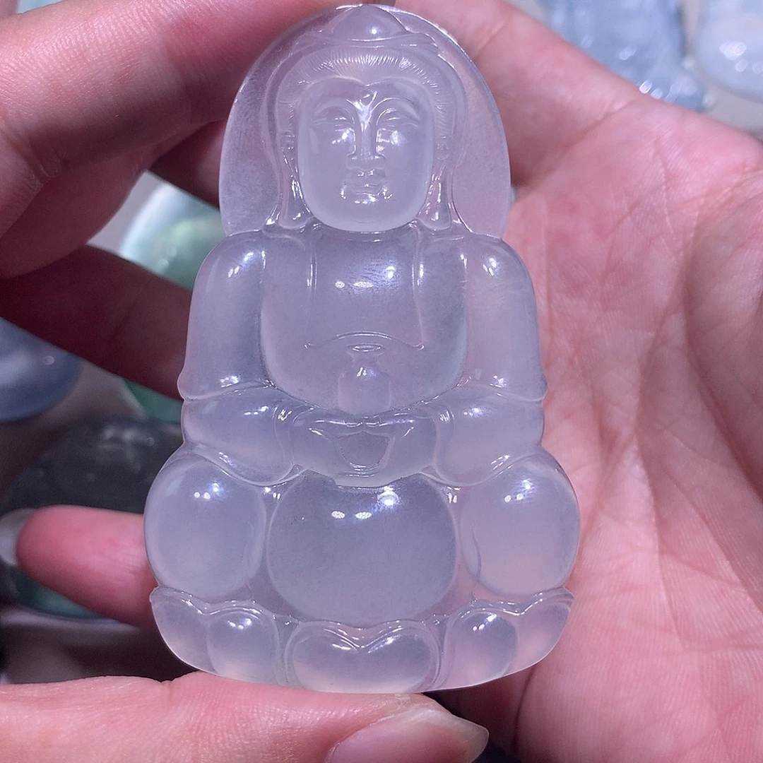 颈饰未镶嵌翡翠观音