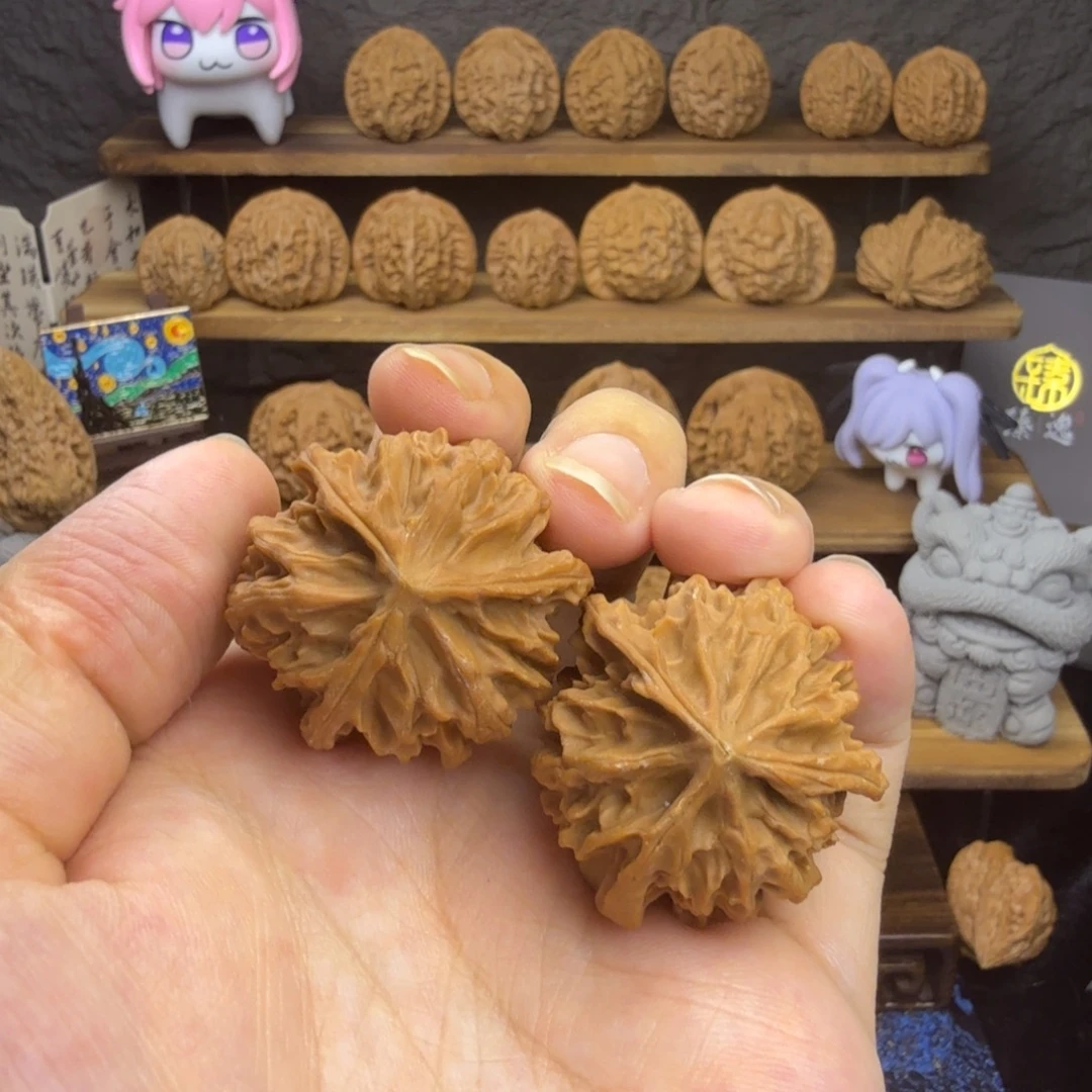把件文玩核桃35尺岐山三棱