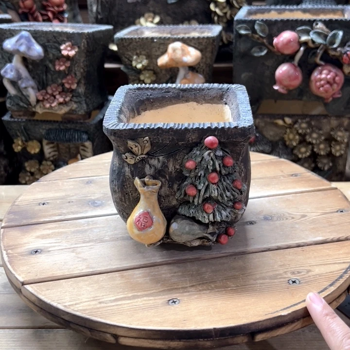 青藤多肉花盆百搭