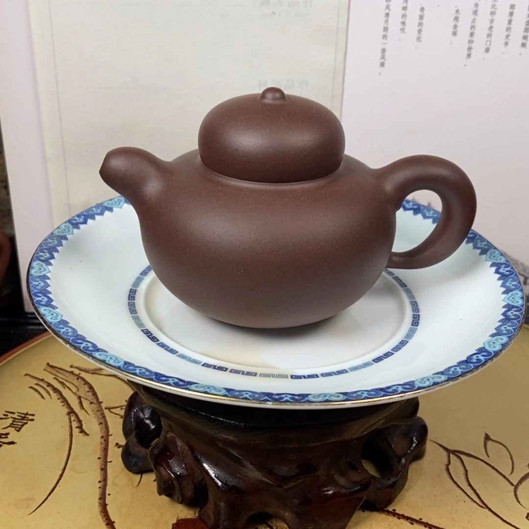 紫砂茶壶B*波容量宜兴紫砂壶