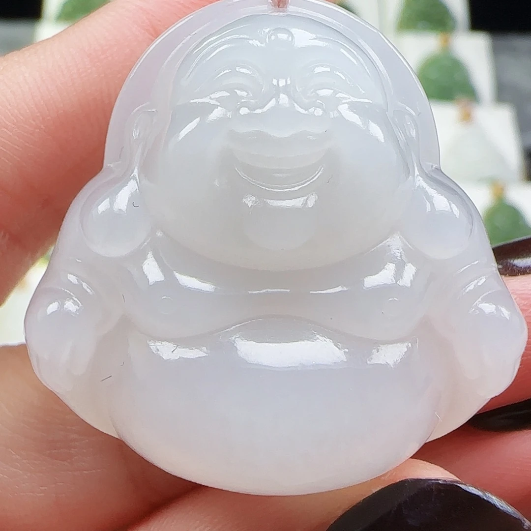 和田玉未镶嵌吊坠(赠链)