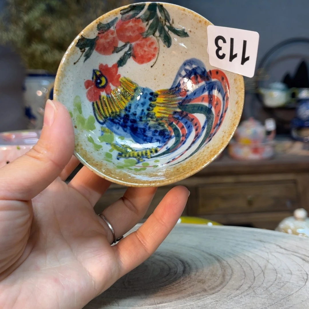 杯素浅陶瓷手工手绘