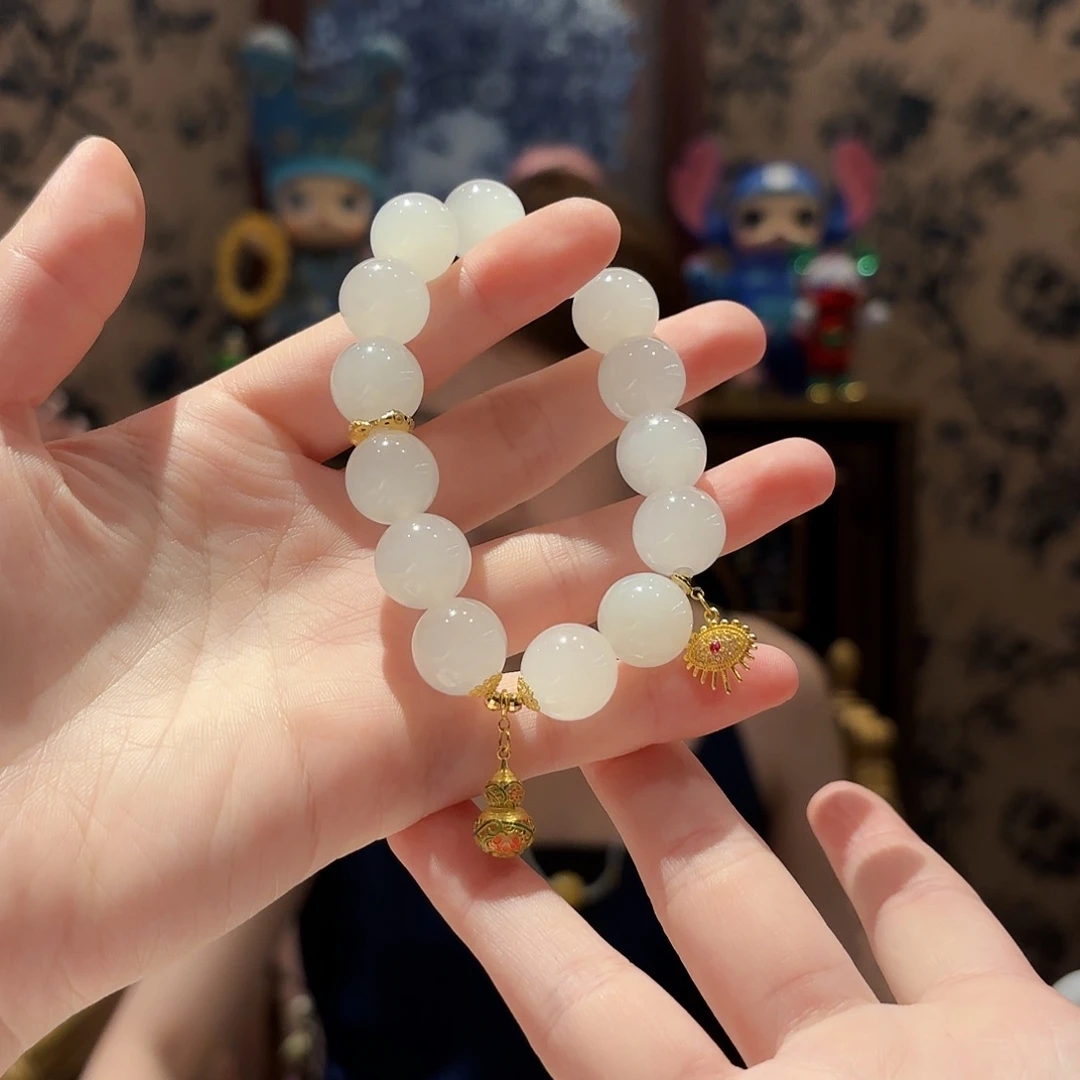 手链未镶嵌和田玉手串