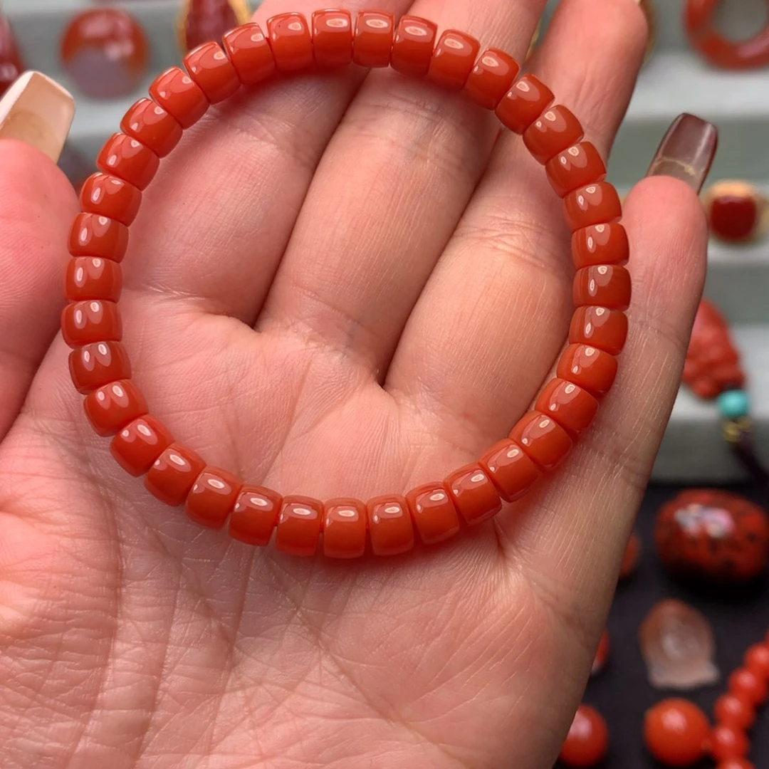 未镶嵌串南红玛瑙