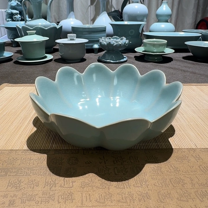 其他陶全手工，莲花盘
