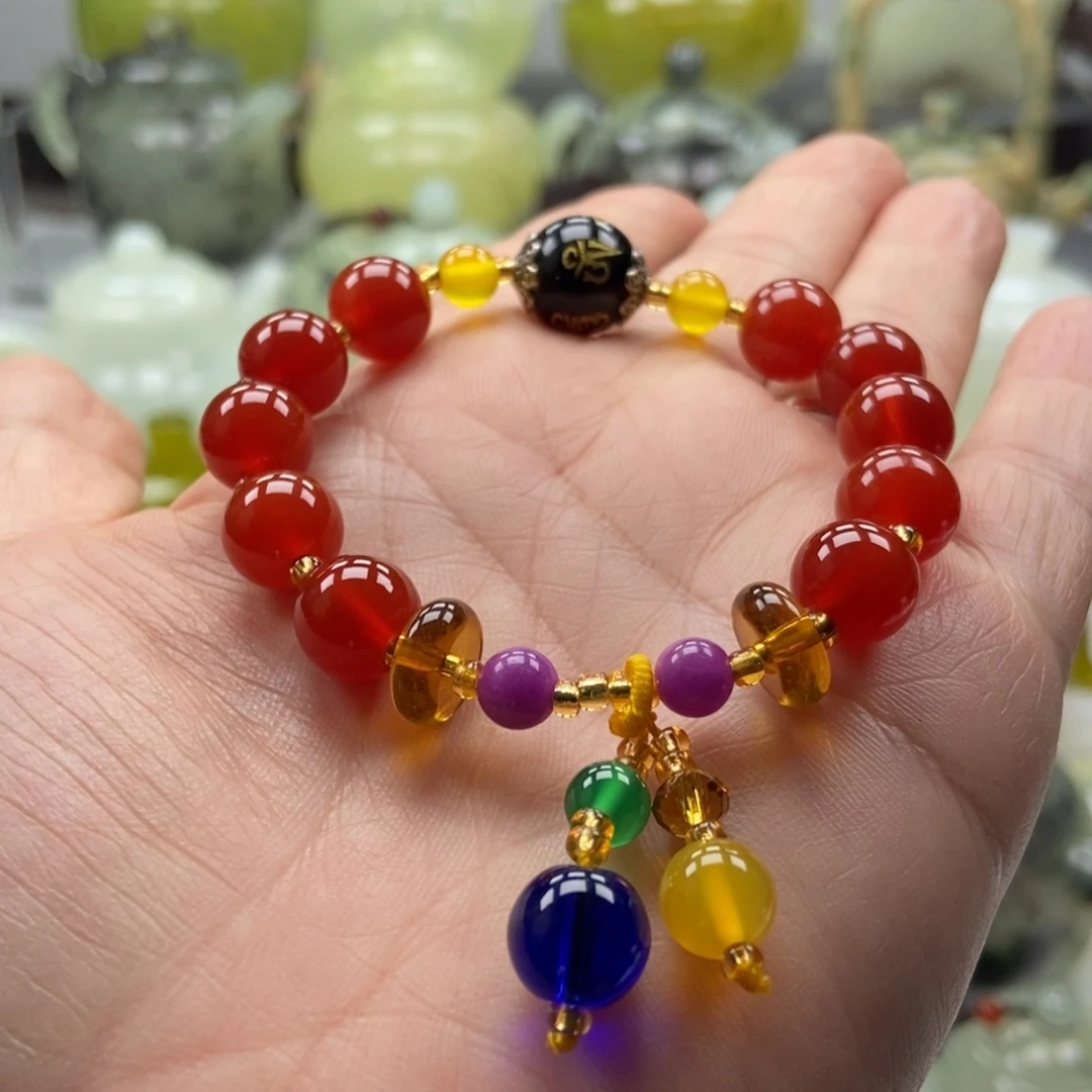 蛇纹石玉未镶嵌手链