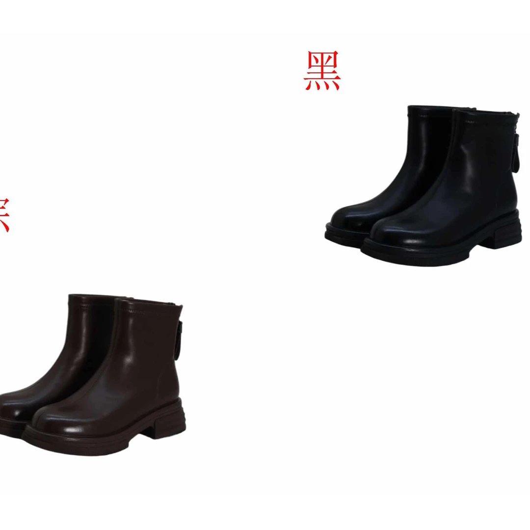 IEF/爱依服2024新款冬季女圆头平底短靴5S15-B9722-