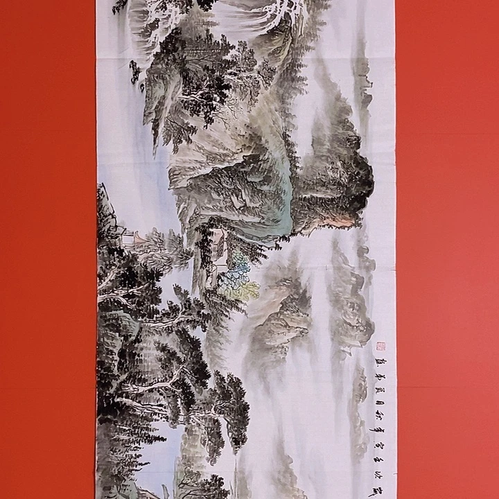 国画山水花鸟字画书画国画