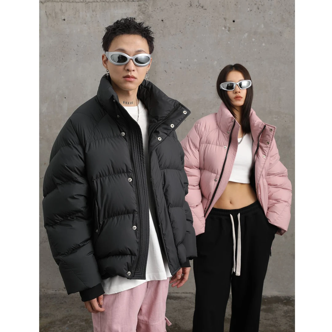 2024新款90白鸭绒高端立领时尚保暖羽绒服JCYR20