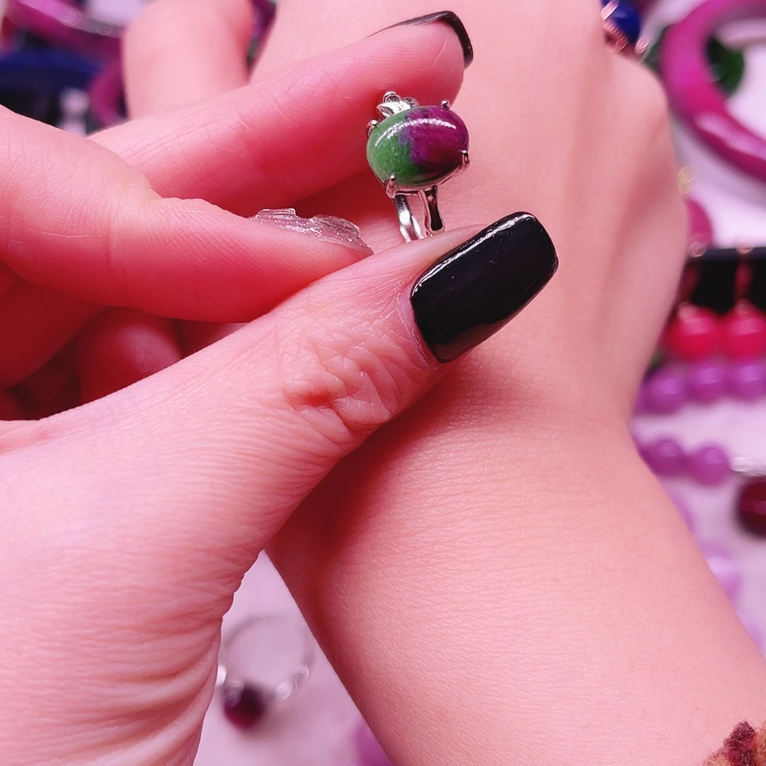 银S925镶嵌红宝石指环